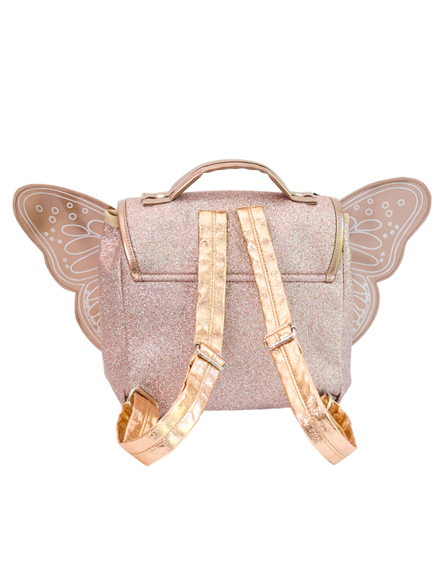 SAC PAPILLON PAILLETTES CUIVRE
