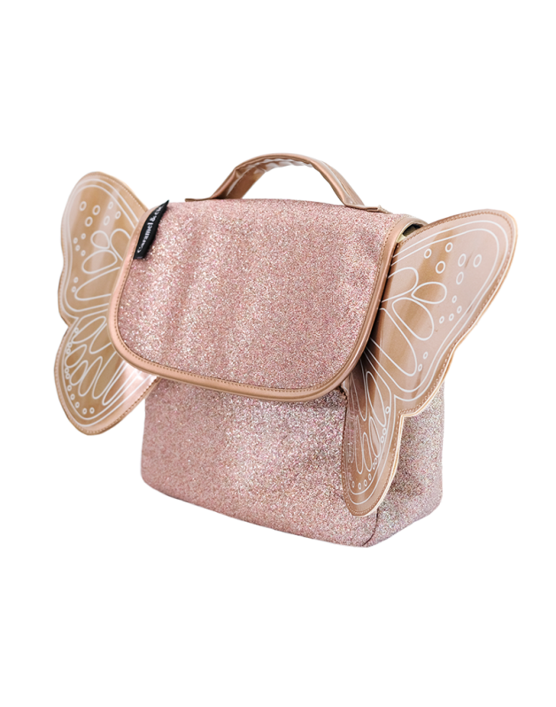 SAC PAPILLON PAILLETTES CUIVRE