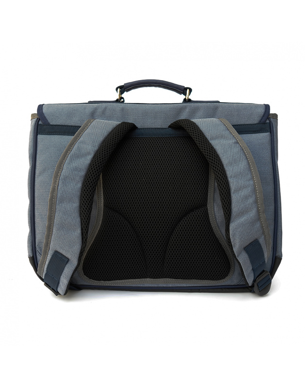 MEDIUM SCHOOLBAG BLUE WOLF