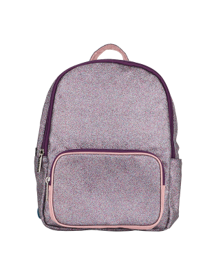 SMALL PURPLE GLITTER BACKPACK