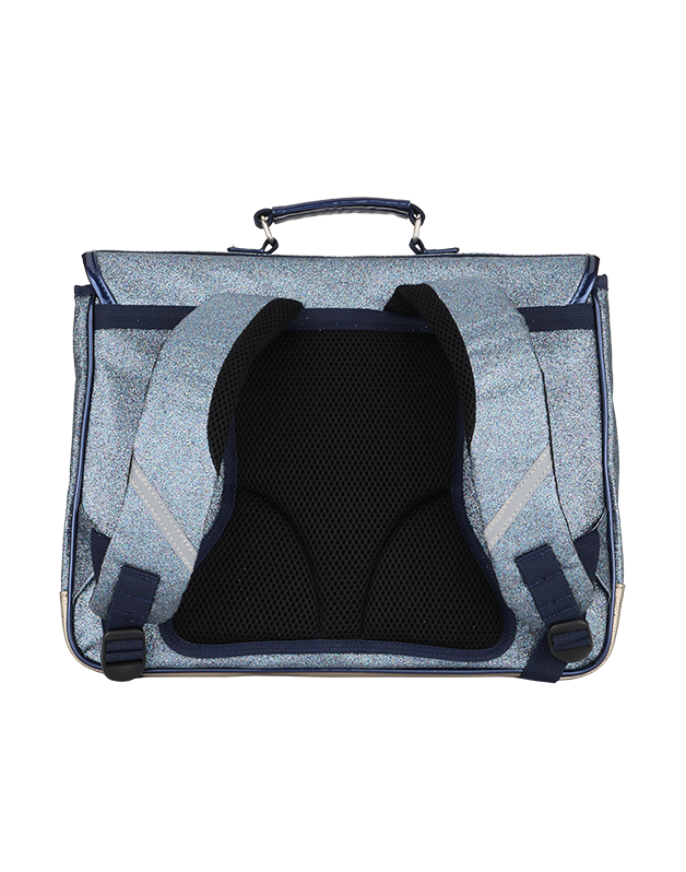 CARTABLE MOYEN PAILLETTES BLEU MARINE