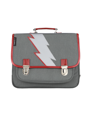 LARGE SCHOOLBAG LIGHTNING GREY