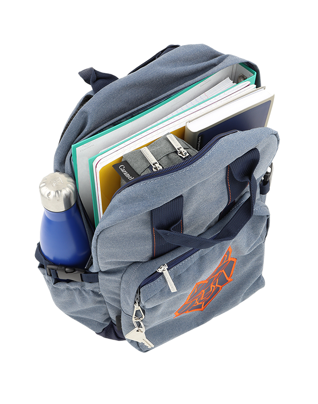 MEDIUM BACKPACK BLUE WOLF