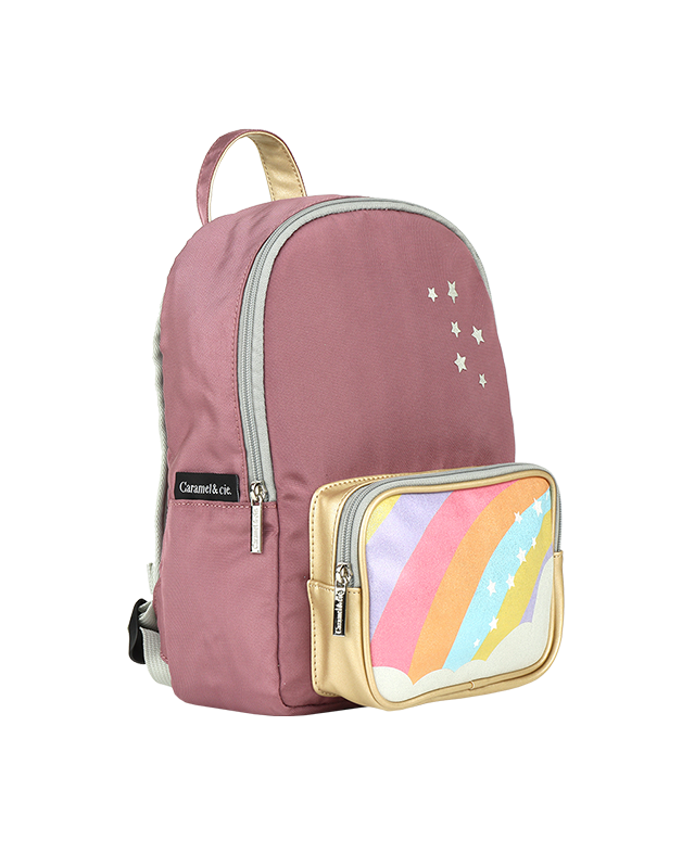 SMALL BACKPACK SILVER RAINBOW