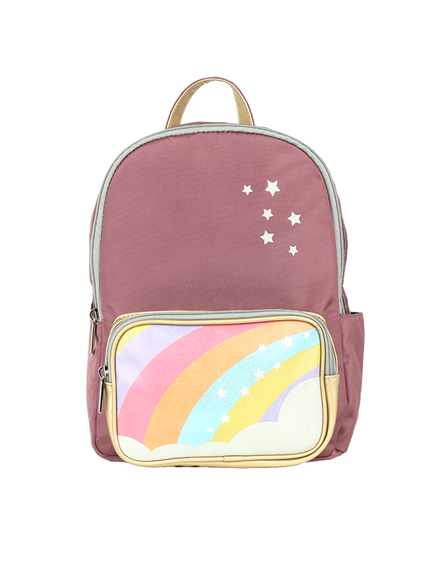 SMALL BACKPACK SILVER RAINBOW