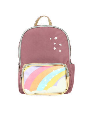 SMALL BACKPACK SILVER RAINBOW