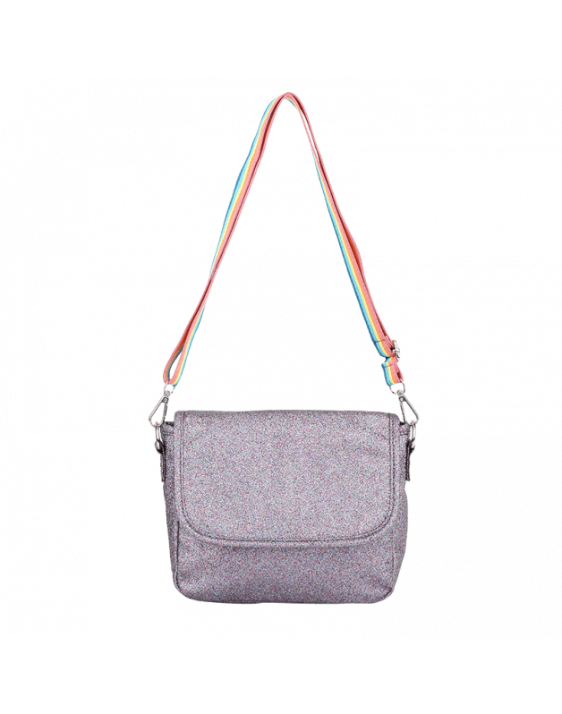 SAC BANDOULIERE PAILLETTES VIOLET