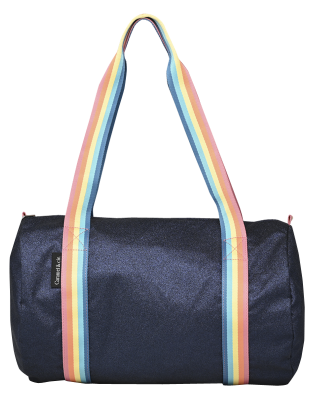 NAVY GLITTER WEEK END BAG